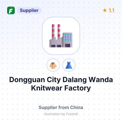 Dongguan City Dalang Wanda Knitwear Factory – summary card, no photo uploaded yet