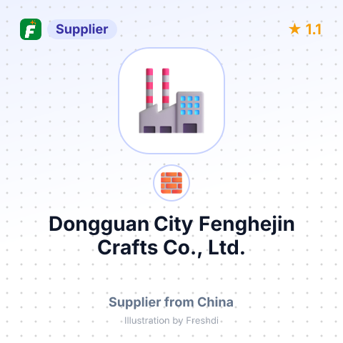 Dongguan City Fenghejin Crafts Co., Ltd. – summary card, no photo uploaded yet