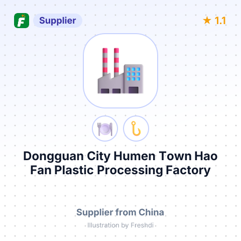 Dongguan City Humen Town Hao Fan Plastic Processing Factory – summary card, no photo uploaded yet