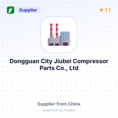Dongguan City Jiubei Compressor Parts Co., Ltd – summary card, no photo uploaded yet