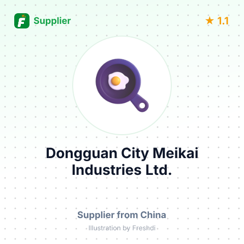Dongguan City Meikai Industries Ltd. – summary card, no photo uploaded yet