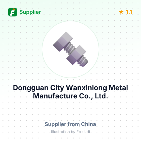 Dongguan City Wanxinlong Metal Manufacture Co., Ltd. – summary card, no photo uploaded yet
