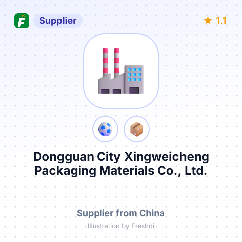 Dongguan City Xingweicheng Packaging Materials Co., Ltd. – summary card, no photo uploaded yet