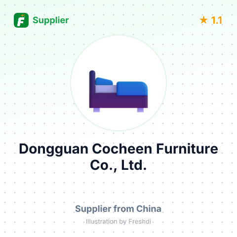 Dongguan Cocheen Furniture Co., Ltd. – summary card, no photo uploaded yet