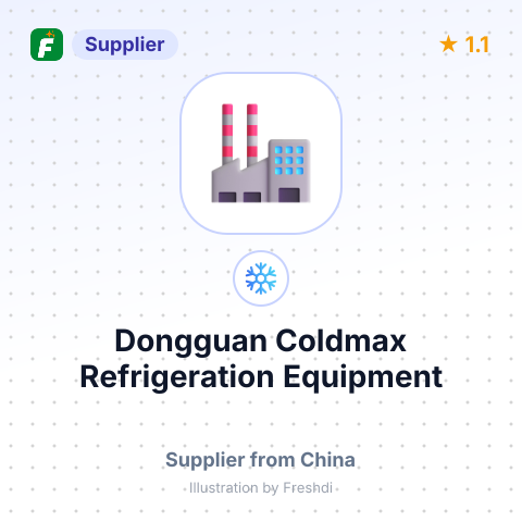 Dongguan Coldmax Refrigeration Equipment – summary card, no photo uploaded yet