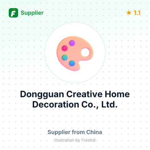 Dongguan Creative Home Decoration Co., Ltd. – summary card, no photo uploaded yet