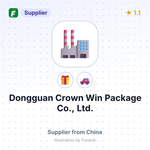 Dongguan Crown Win Package Co., Ltd. – summary card, no photo uploaded yet