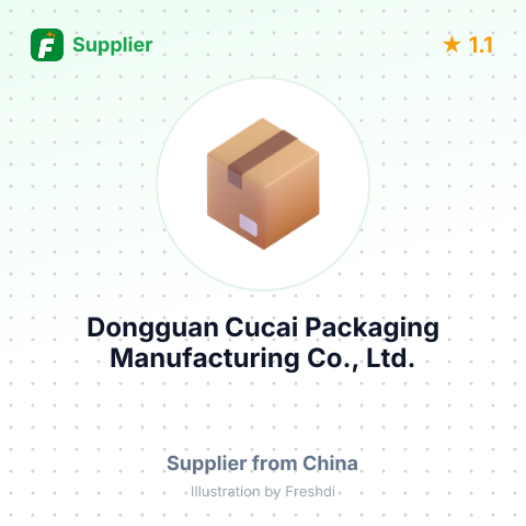 Dongguan Cucai Packaging Manufacturing Co., Ltd. – summary card, no photo uploaded yet