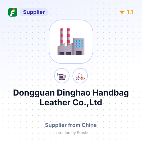 Dongguan Dinghao Handbag Leather Co.,Ltd – summary card, no photo uploaded yet