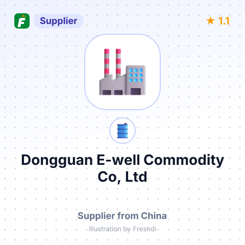 Dongguan E-well Commodity Co, Ltd – summary card, no photo uploaded yet
