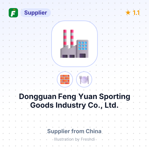 Dongguan Feng Yuan Sporting Goods Industry Co., Ltd. – summary card, no photo uploaded yet