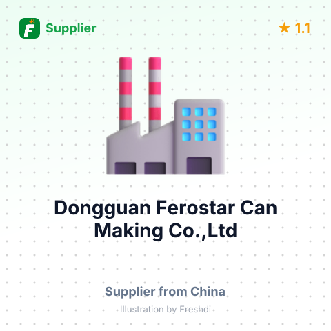 Dongguan Ferostar Can Making Co.,Ltd – summary card, no photo uploaded yet