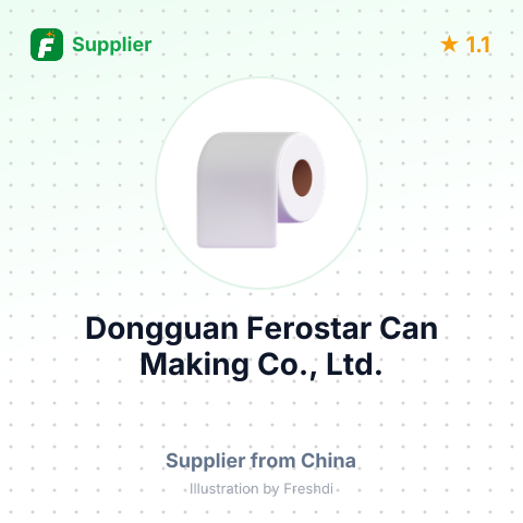 Dongguan Ferostar Can Making Co., Ltd. – summary card, no photo uploaded yet