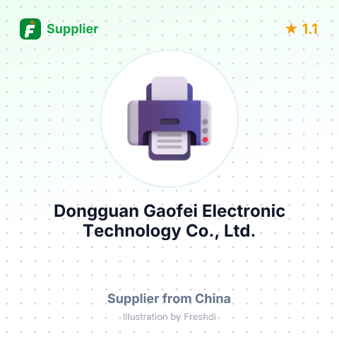 Dongguan Gaofei Electronic Technology Co., Ltd. – summary card, no photo uploaded yet