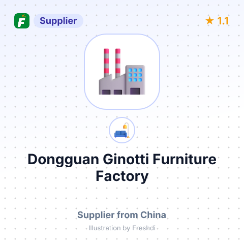Dongguan Ginotti Furniture Factory – summary card, no photo uploaded yet
