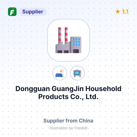 Dongguan GuangJin Household Products Co., Ltd. – summary card, no photo uploaded yet