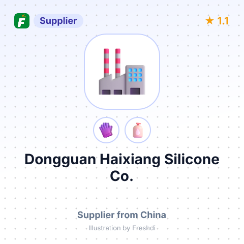 Dongguan Haixiang Silicone Co. – summary card, no photo uploaded yet
