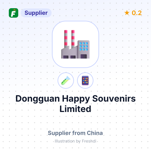 Dongguan Happy Souvenirs Limited – summary card, no photo uploaded yet