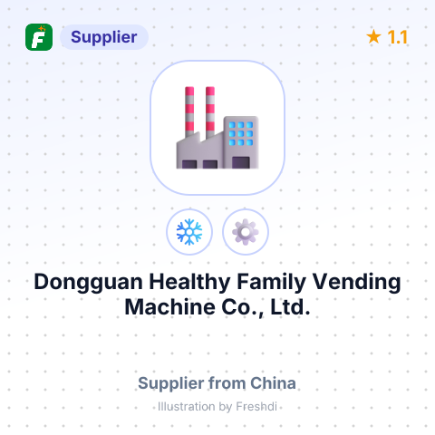 Dongguan Healthy Family Vending Machine Co., Ltd. – summary card, no photo uploaded yet