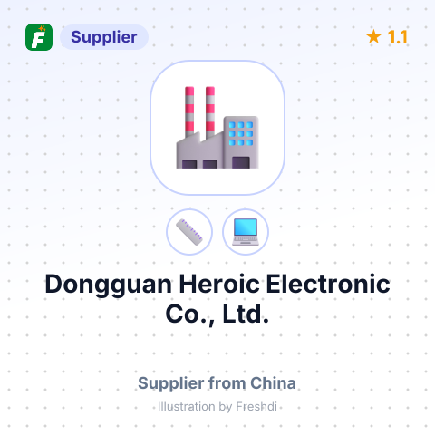 Dongguan Heroic Electronic Co., Ltd. – summary card, no photo uploaded yet