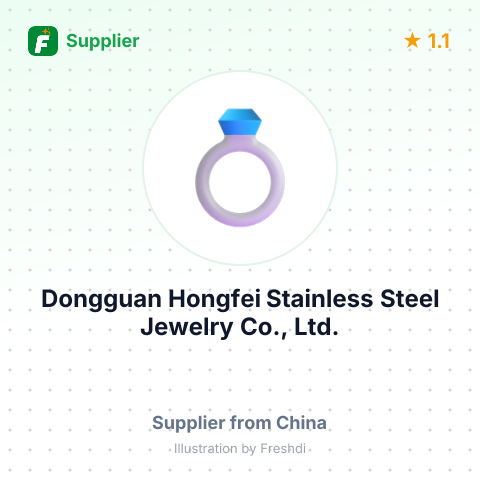Dongguan Hongfei Stainless Steel Jewelry Co., Ltd. – summary card, no photo uploaded yet