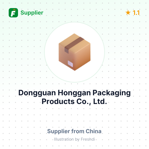 Dongguan Honggan Packaging Products Co., Ltd. – summary card, no photo uploaded yet