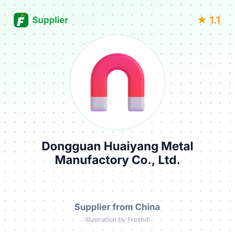 Dongguan Huaiyang Metal Manufactory Co., Ltd. – summary card, no photo uploaded yet