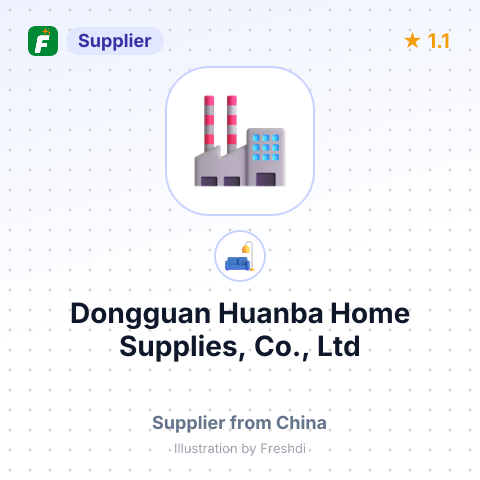 Dongguan Huanba Home Supplies, Co., Ltd – summary card, no photo uploaded yet