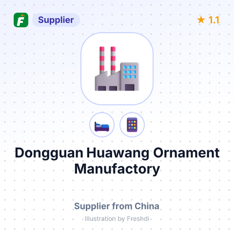 Dongguan Huawang Ornament Manufactory – summary card, no photo uploaded yet