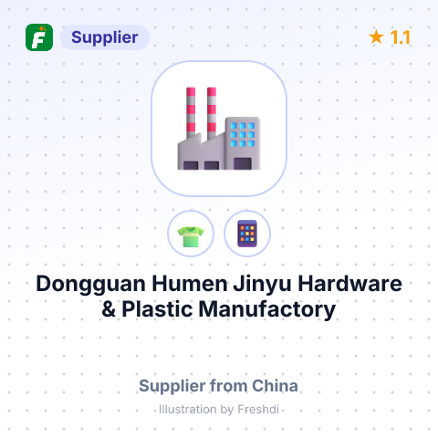 Dongguan Humen Jinyu Hardware & Plastic Manufactory – summary card, no photo uploaded yet