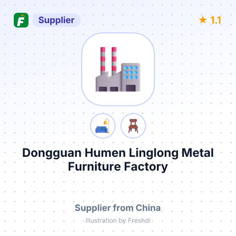 Dongguan Humen Linglong Metal Furniture Factory – summary card, no photo uploaded yet