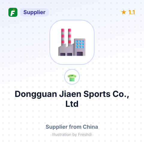 Dongguan Jiaen Sports Co., Ltd – summary card, no photo uploaded yet