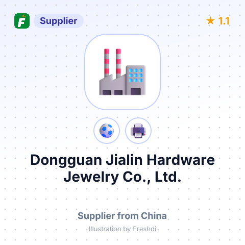 Dongguan Jialin Hardware Jewelry Co., Ltd. – summary card, no photo uploaded yet