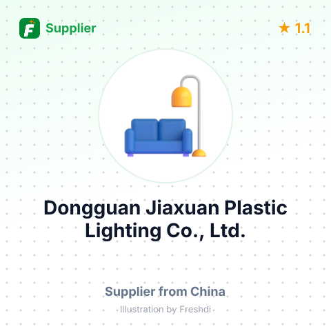 Dongguan Jiaxuan Plastic Lighting Co., Ltd. – summary card, no photo uploaded yet