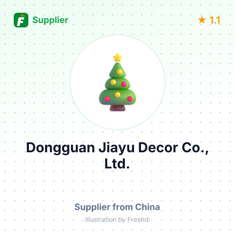 Dongguan Jiayu Decor Co., Ltd. – summary card, no photo uploaded yet
