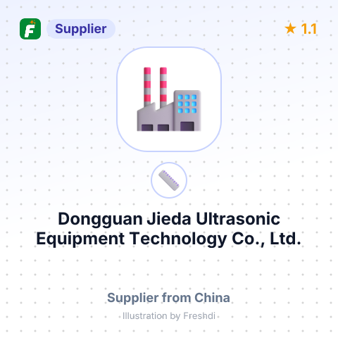 Dongguan Jieda Ultrasonic Equipment Technology Co., Ltd. – summary card, no photo uploaded yet