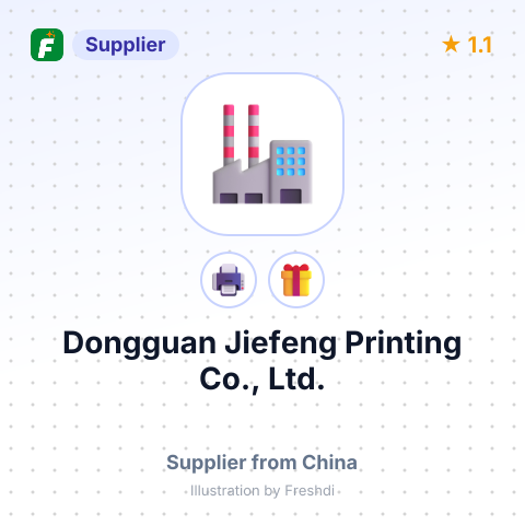 Dongguan Jiefeng Printing Co., Ltd. – summary card, no photo uploaded yet