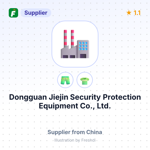 Dongguan Jiejin Security Protection Equipment Co., Ltd. – summary card, no photo uploaded yet