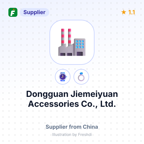 Dongguan Jiemeiyuan Accessories Co., Ltd. – summary card, no photo uploaded yet