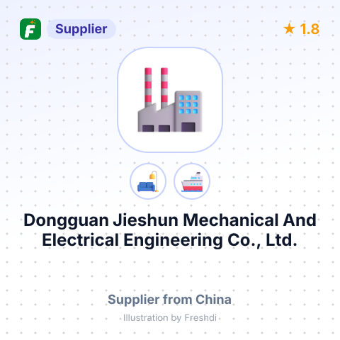 Dongguan Jieshun Mechanical And Electrical Engineering Co., Ltd. – summary card, no photo uploaded yet