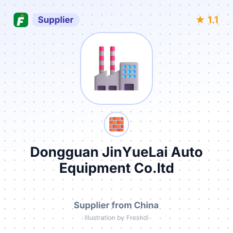 Dongguan JinYueLai Auto Equipment Co.ltd – summary card, no photo uploaded yet