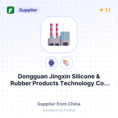 Dongguan Jingxin Silicone & Rubber Products Technology Co., Ltd. – summary card, no photo uploaded yet