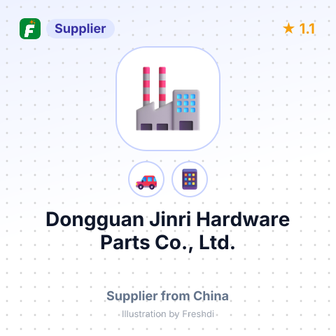 Dongguan Jinri Hardware Parts Co., Ltd. – summary card, no photo uploaded yet