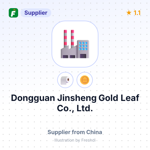 Dongguan Jinsheng Gold Leaf Co., Ltd. – summary card, no photo uploaded yet