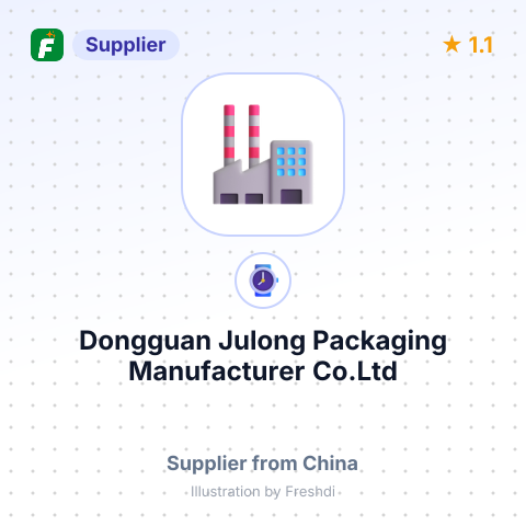 Dongguan Julong Packaging Manufacturer Co.Ltd – summary card, no photo uploaded yet