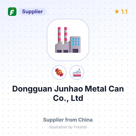 Dongguan Junhao Metal Can Co., Ltd – summary card, no photo uploaded yet
