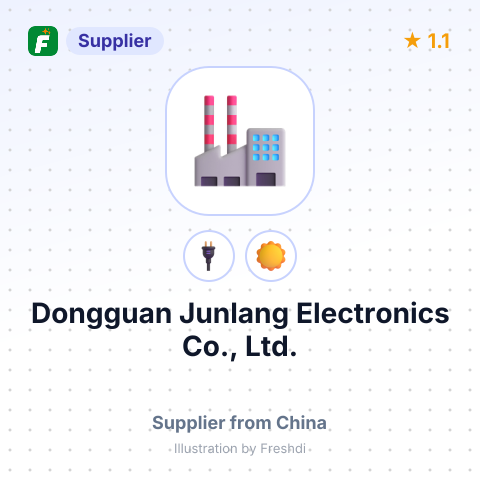 Dongguan Junlang Electronics Co., Ltd. – summary card, no photo uploaded yet