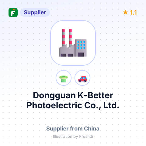 Dongguan K-Better Photoelectric Co., Ltd. – summary card, no photo uploaded yet