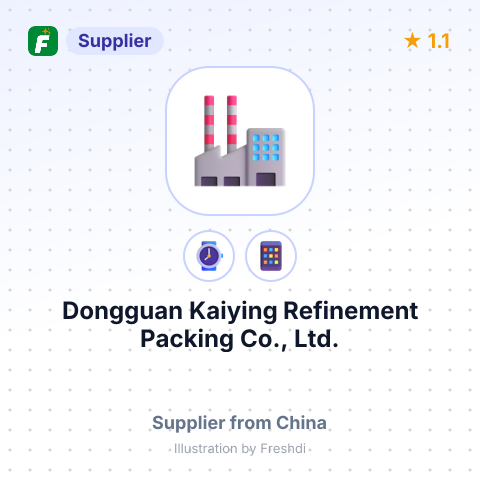 Dongguan Kaiying Refinement Packing Co., Ltd. – summary card, no photo uploaded yet