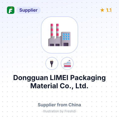 Dongguan LIMEI Packaging Material Co., Ltd. – summary card, no photo uploaded yet